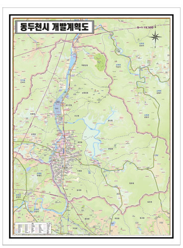 경기도 동두천시 토지이용계획 개발계획도